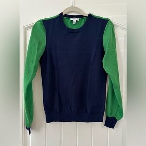 3.1 Phillip Lim for Target Blue & Green Women’s Crew Neck Sweater, Size XS